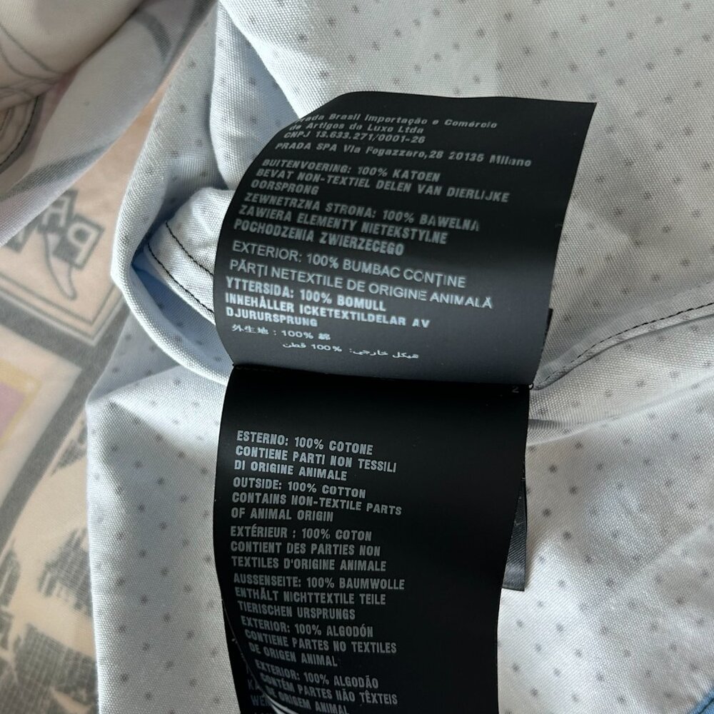 Prada Multicolor Double Match Split Bowling Shirt - image 5